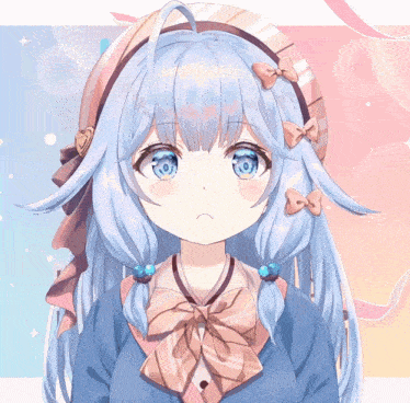 a close up of a cartoon character with blue eyes