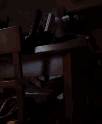 a remote control sits on top of a table