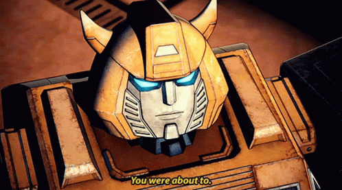 Transformers Bumblebee GIF - Transformers Bumblebee You Were About To GIFs