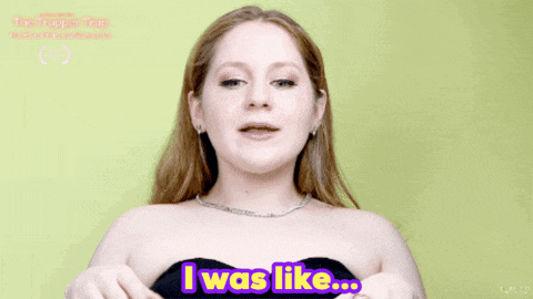 a woman says i was like in a video