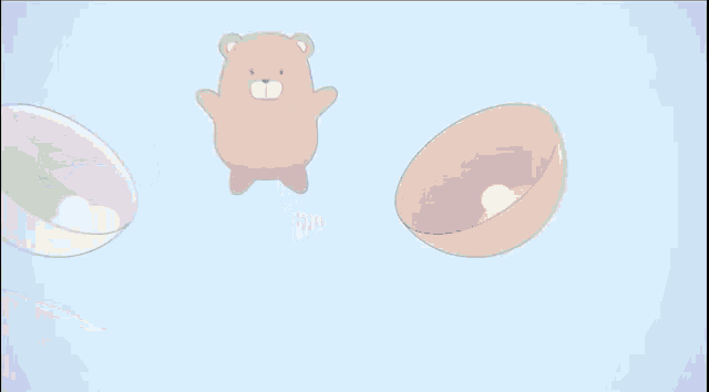 a cartoon drawing of a teddy bear with stars on its body
