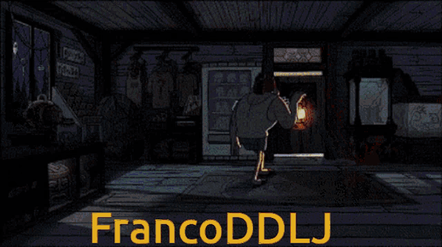 francoddlu is written in yellow letters on a red background