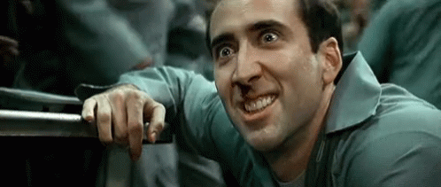 Nicholas Cage Crazy Look GIF - Nicholas Cage Crazy Look Evil Laugh GIFs