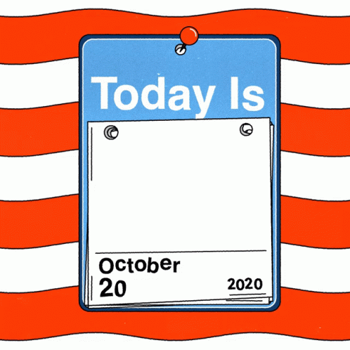 Calendar National Early Voting Day GIF - Calendar National Early Voting Day October24 GIFs