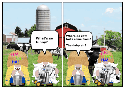 Gnome Dairy Farmer GIF - Gnome Dairy Farmer Cows GIFs