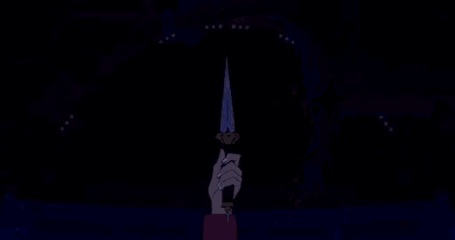 a blue light is shining in the dark