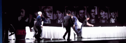 Super Junior Crazy Junior GIF - Super Junior Crazy Junior Moving Table GIFs