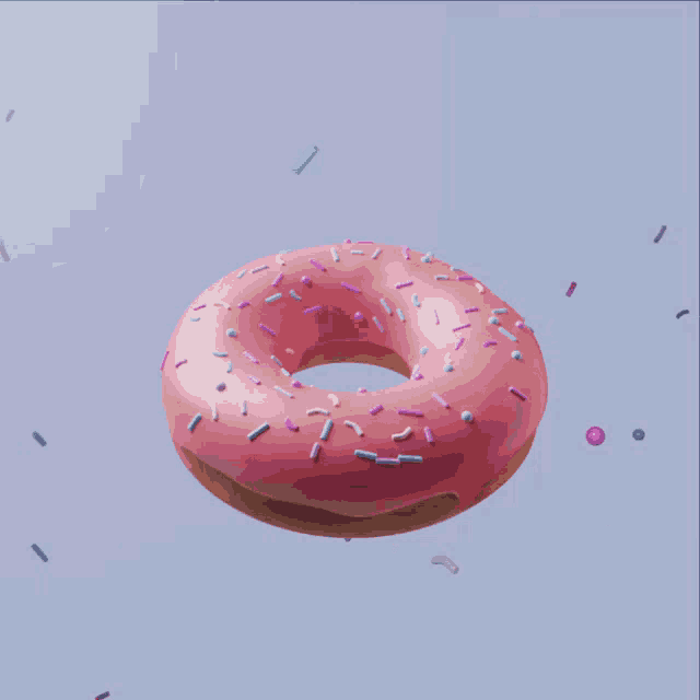 Donut Rotating Donut GIF - Donut Rotating Donut Donut With Icing GIFs