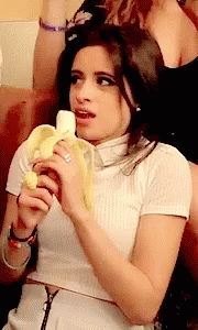 Camila Cabello Banana GIF - Camila Cabello Banana GIFs