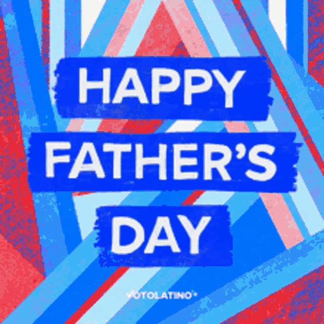 a poster that says happy father 's day in blue letters