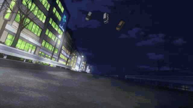 a person is walking down a street with a lightning bolt coming out of their feet