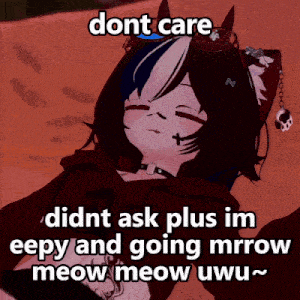 a picture of a girl with the words " dont care " on top