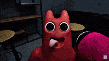 a cartoon cat is surrounded by flames and has a smiley face on his face