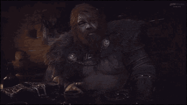 a screenshot of a video game shows a man with a beard and the words thor a calm and reasonable person