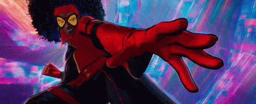 Across The Spider Verse Spider Woman GIF