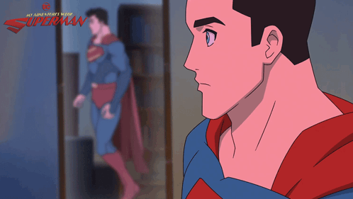 Looking At The Mirror Superman GIF - Looking At The Mirror Superman Jack Quaid GIFs