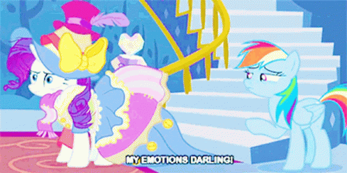 My Little Pony Rarity GIF - My Little Pony Rarity My Emotions Darling GIFs
