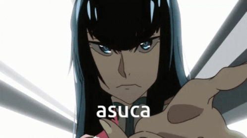 Asuca Kill La Kill GIF - Asuca Kill La Kill Satsuki Kiryuuin GIFs