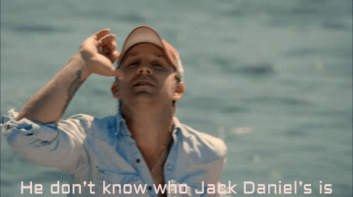 He Dont Know Who Jack Daniels Is Justin Moore GIF - He Dont Know Who Jack Daniels Is Justin Moore Bait A Hook GIFs
