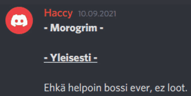 a screenshot of a discord conversation between haccy and monogrim