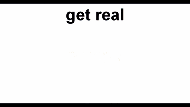 a picture of a car driving down a road with the words get real above it