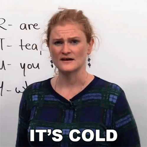 Its Cold Ronnie GIF - Its Cold Ronnie Engvid GIFs