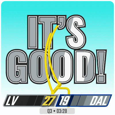 a sign that says it 's good with lv 27 19 dal