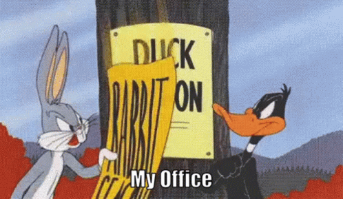 Office Moves Bugs Bunny GIF - Office Moves Bugs Bunny Daffy Duck GIFs