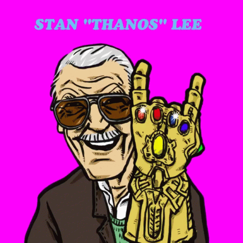 Stan Lee Thanos GIF - Stan Lee Thanos GIFs