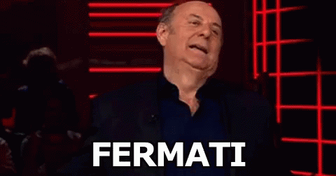 Ferma Fermati Basta Smettila Gerry Scotti GIF - Stop Please Stop No More GIFs