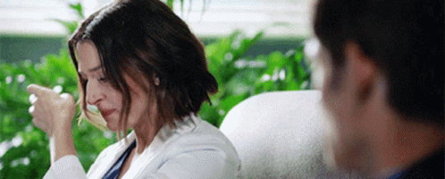 Greys Anatomy Amelia Shepherd GIF - Greys Anatomy Amelia Shepherd Wiping Tears GIFs