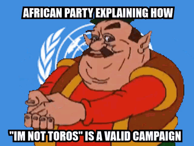Africanparty Secgen Elections GIF - Africanparty Secgen Elections Im Not Toros GIFs