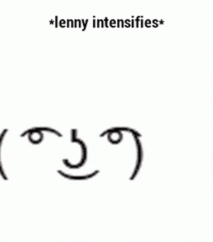 Lenny Face Lenny Intensifies GIF - Lenny Face Lenny Intensifies Faces GIFs