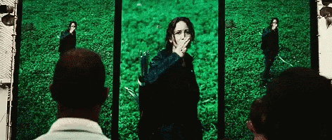 Hunger Games Katniss GIF - Hunger Games Katniss Salute GIFs