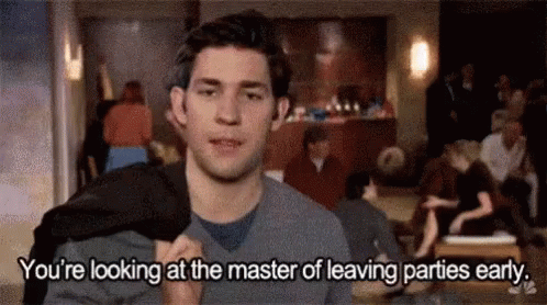 Party Leaving GIF - Party Leaving The Office GIFs