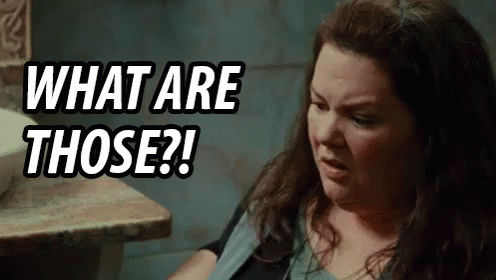 What Are Those? - Melissa Mccarthy In The Heat GIF - What Wtf Huh GIFs
