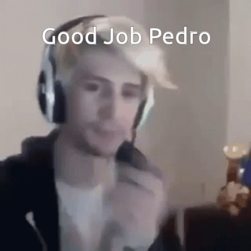 Pedro Good Job GIF - Pedro Good Job Xqc GIFs