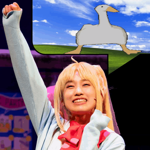 Silly Goose Bocchi The Rock GIF - Silly Goose Bocchi The Rock Nijika GIFs