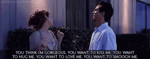 You Think Im Gorgeous You Want To Kiss Me GIF - You Think Im Gorgeous You Want To Kiss Me Flirt GIFs