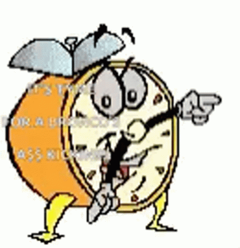 Clock Time For A Broncos Ass Kicking GIF - Clock Time For A Broncos Ass Kicking Alarm Clock GIFs