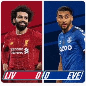 Liverpool F.C. Vs. Everton F.C. Half-time Break GIF - Soccer Epl English Premier League GIFs