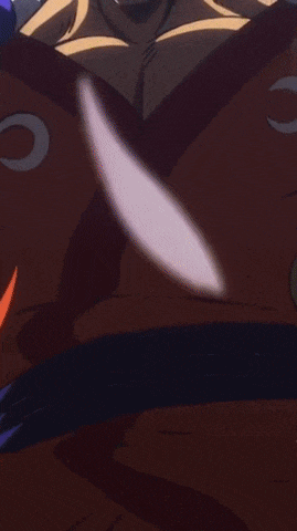 a close up of a cartoon character with a large smile on his face