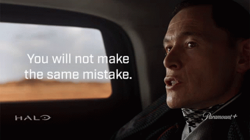 You Will Not Make The Same Mistake Vinsher Grath GIF