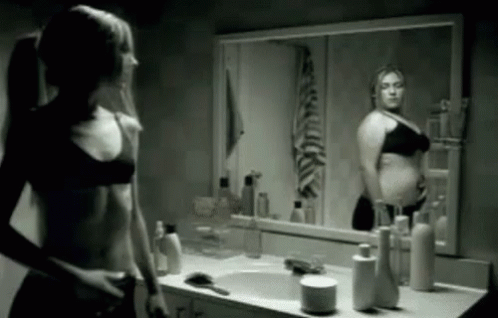Body Image Mirror GIF - Body Image Mirror Eating Dis Order GIFs