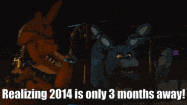 Realizing 2014 Is Only 3 Months Away Fnaf GIF - Realizing 2014 Is Only 3 Months Away 2014 3 Months GIFs