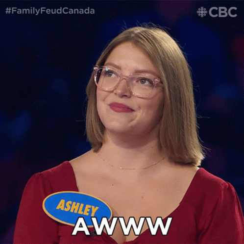 Awww Ashley GIF - Awww Ashley Family Feud Canada GIFs