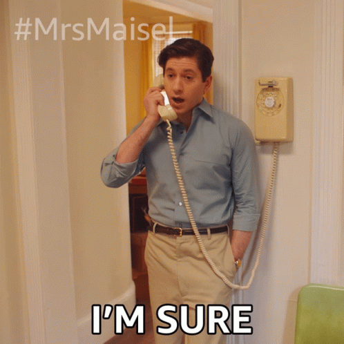 Im Sure Joel Maisel GIF - Im Sure Joel Maisel The Marvelous Mrs Maisel GIFs