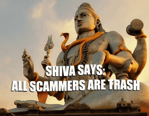 Shiva Scam GIF - Shiva Scam Scammer GIFs