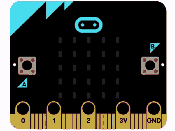 a drawing of a device with gnd and 3v