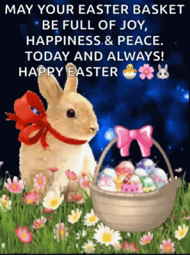 May Your Easter Basket Be Full Of Joy Happy Easter GIF - May Your Easter Basket Be Full Of Joy Happy Easter Bunny GIFs